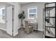 Well-lit office space featuring a window and stylish decor at 524 Amalie Farms Dr, Charleston, SC 29492