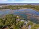 Expansive aerial view capturing the beauty of waterfront living with winding waterways and mature trees at 601 Foredeck Ln, Edisto Island, SC 29438