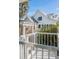 An exterior view of a home from a lift, landscaped with greenery, and black shutters at 601 Foredeck Ln, Edisto Island, SC 29438