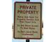 Private property sign that says 'Ramp And Dock For Property Owners And Their Guest Only' at 601 Foredeck Ln, Edisto Island, SC 29438