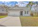Charming single-story home with gray siding, manicured lawn, and attached two-car garage at 94 Dean Dr, Summerville, SC 29483
