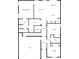 House floor plan featuring primary bedroom, living room, kitchen, garage, and two bedrooms at 96 Dean Dr, Summerville, SC 29483