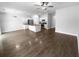 Spacious open-concept living area with hardwood floors flowing into the kitchen at 96 Dean Dr, Summerville, SC 29483
