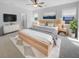 Comfortable main bedroom with ample natural light, a ceiling fan and neutral decor at 96 Dean Dr, Summerville, SC 29483
