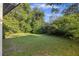 A view of the backyard lush greenery at 114 Tennyson Way, Summerville, SC 29486