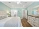 Well-lit bedroom with ensuite bathroom and plenty of natural light at 1261 Gannett Rd, Mount Pleasant, SC 29464