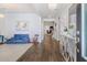 Inviting foyer showcasing hardwood floors, elegant lighting, and an open layout at 1261 Gannett Rd, Mount Pleasant, SC 29464