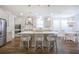 Modern kitchen featuring a large island, stainless steel appliances, and ample counter space at 1261 Gannett Rd, Mount Pleasant, SC 29464