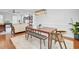 Contemporary dining room showcasing a wooden table and stylish decor at 1300 Carol Oaks Dr, Mount Pleasant, SC 29466