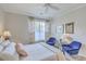 Bright bedroom with hardwood floors, a comfortable bed, and charming decor at 1600 Long Grove Dr # 1621, Mount Pleasant, SC 29464