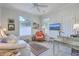 Inviting living room with hardwood floors, a comfortable sofa, and a flat-screen TV at 1600 Long Grove Dr # 1621, Mount Pleasant, SC 29464