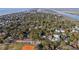 Scenic aerial view showcasing a lush, green neighborhood nestled along the waterways at 29 27Th Ave, Isle of Palms, SC 29451