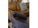 Comfortable leather couch in a living room setting at 29 27Th Ave, Isle of Palms, SC 29451