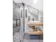 Modern bathroom featuring a glass shower, floating vanity, and stylish fixtures at 299 Bampfield Dr, Mount Pleasant, SC 29464