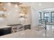 Cozy breakfast nook features bench seating, large windows, and custom lighting at 299 Bampfield Dr, Mount Pleasant, SC 29464