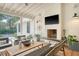 Relaxing living room features a fireplace, television, and comfortable seating arrangement at 299 Bampfield Dr, Mount Pleasant, SC 29464