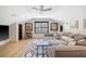 Spacious living room with a large sectional, high ceilings, and natural light at 299 Bampfield Dr, Mount Pleasant, SC 29464