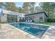 Beautiful backyard pool and patio area with landscaping, perfect for outdoor living at 299 Bampfield Dr, Mount Pleasant, SC 29464