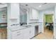 Kitchen with marble countertops, stainless steel appliances, and hardwood floors at 32 Monte Sano Dr, Hanahan, SC 29410