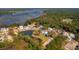 Stunning aerial view of the community showcasing waterfront access and community pond at 3853 Delinger Dr, Mount Pleasant, SC 29466