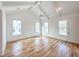 Bright and airy bedroom with vaulted ceilings, hardwood floors, and large windows at 3853 Delinger Dr, Mount Pleasant, SC 29466