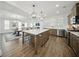 Large kitchen features a kitchen island, stainless steel appliances, and hardwood floors at 436 Rowley Ln, Summerville, SC 29486