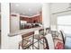 Open kitchen with breakfast bar, stainless steel appliances, and ample cabinetry at 613 Zinnia Dr, Goose Creek, SC 29445