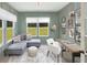 Cozy office with a large window, comfortable seating, and modern decor at 5215 Cottage Lndg Dr, Summerville, SC 29485