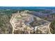 Picturesque aerial view of land with a winding stream and fields, offering development or recreational potential at 732 Lindhaven Dr, Pineville, SC 29468