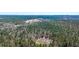 Aerial view of land featuring a blend of wooded areas and open fields, providing opportunities for various uses at 732 Lindhaven Dr, Pineville, SC 29468