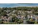 Stunning aerial view of beachside villas with lush greenery and beautiful ocean in the background at 747 Spinnaker Beachhouse, Seabrook Island, SC 29455