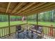 Cozy screened-in porch with comfortable seating, creating a relaxing outdoor living space at 8072 Bing Hill Road Rd, Adams Run, SC 29426