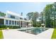 Stunning home with backyard pool, screened porch and green lawn with mature trees at 821 Bulls Bay Blvd, Mount Pleasant, SC 29429
