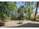 Landscaped backyard features an outdoor fire pit and lush landscaping for a serene outdoor experience at 318 Sumter St, Charleston, SC 29403