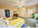 Bedroom with large closet space, an en suite bathroom and fireplace at 1003 Wichman St, Walterboro, SC 29488
