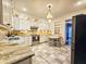 Stylish kitchen with modern appliances, granite counters and island seating at 1003 Wichman St, Walterboro, SC 29488