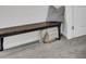 A cozy hallway bench provides storage and seating, creating a functional and stylish space at 1032 Berry Patch Cir, Summerville, SC 29485