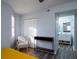Serene bedroom with wood floors offers a closet and ensuite access to the updated bathroom at 1054 Anna Knapp Blvd # 4E, Mount Pleasant, SC 29464