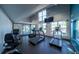 Bright gym featuring modern treadmills, fitness equipment, and large windows for a healthy lifestyle at 1054 Anna Knapp Blvd # 4E, Mount Pleasant, SC 29464