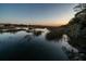 Panoramic view of the waterway and tidal marshlands at sunset at 1054 Anna Knapp Blvd # 4E, Mount Pleasant, SC 29464