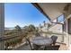 Balcony seating area with table and chairs offering an amazing ocean view at 1109 Diodia Ct, Kiawah Island, SC 29455