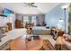 Bright bedroom featuring a vaulted ceiling, plush carpeting, and ample natural light at 1117 Walleye Rd, Bonneau, SC 29431