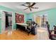 Comfortable room with hardwood floors and plenty of natural light at 1117 Walleye Rd, Bonneau, SC 29431