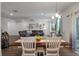 View from dining area towards the Gathering room in an open-concept floorplan at 133 Caleb Ct, Ladson, SC 29456