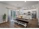 Dining area next to the kitchen that leads to an outdoor patio at 133 Caleb Ct, Ladson, SC 29456