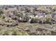 Aerial view of a neighborhood surrounded by beautiful trees and a winding creek at 1522 N Pinebark Ln, Charleston, SC 29407