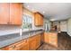 Bright kitchen boasting stainless steel appliances and granite countertops at 202 Hunt Club Dr, Summerville, SC 29485