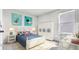 Charming bedroom decorated with nautical theme including bed, art, wardrobe, and desk at 204 Belfort Pl, Summerville, SC 29486
