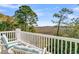 Inviting balcony showcasing scenic marsh views, ideal for relaxation and outdoor enjoyment at 212 Chinaberry Ln, Kiawah Island, SC 29455