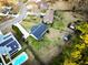 Scenic aerial view of a private backyard and surrounding neighborhood at 218 Mohican Cir, Summerville, SC 29483